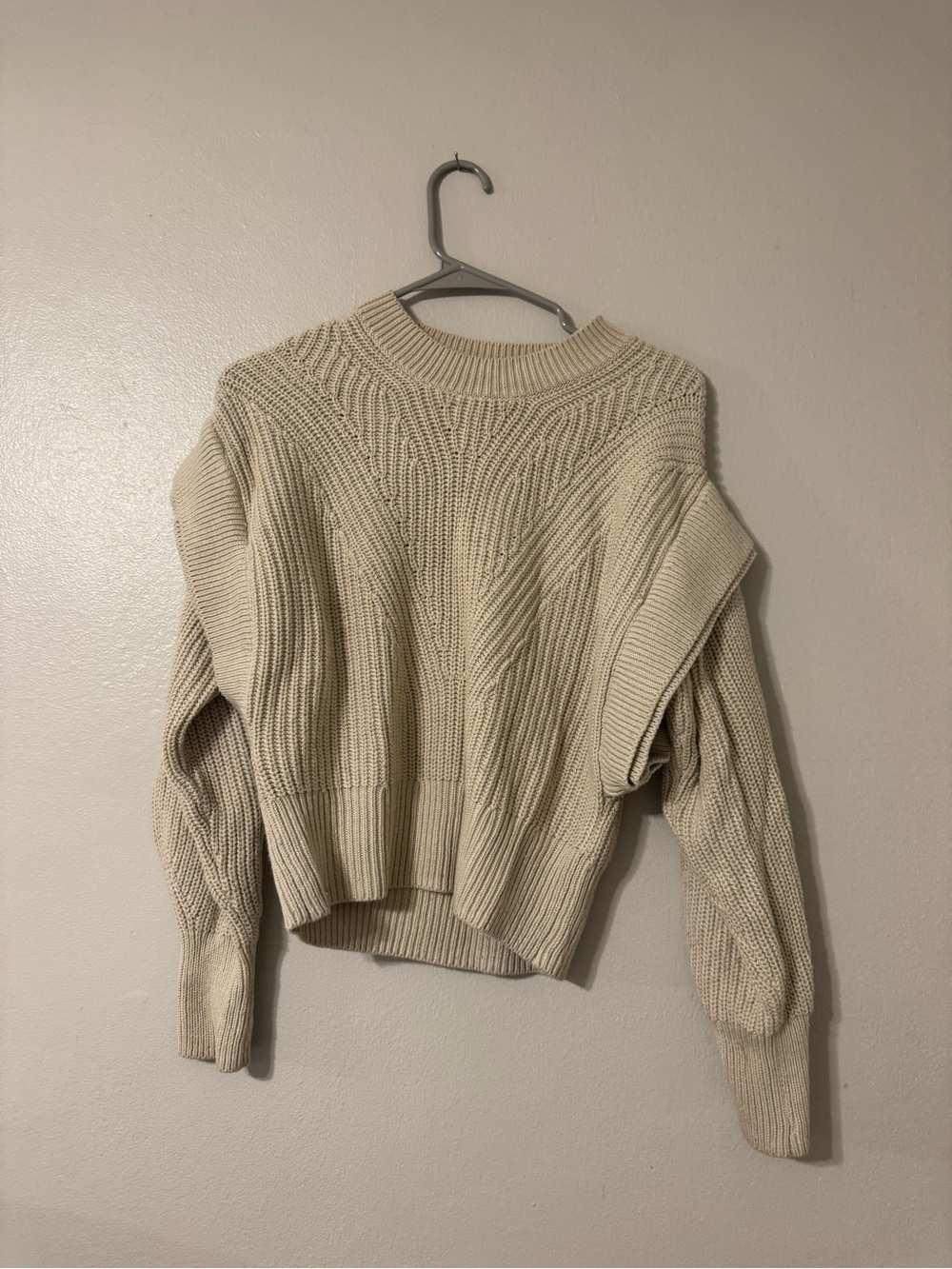 IRO Cream Cable Crewneck Sweater